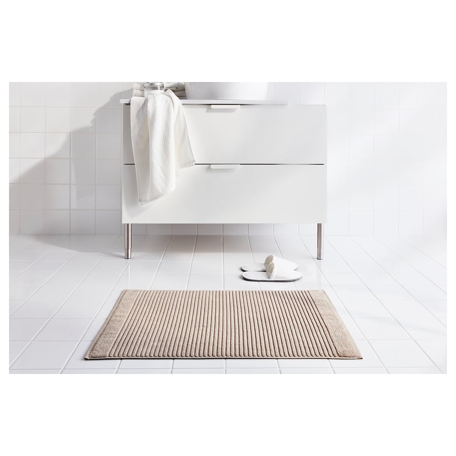 ALSTERN beige, Bath mat, 50x80 cm IKEA
