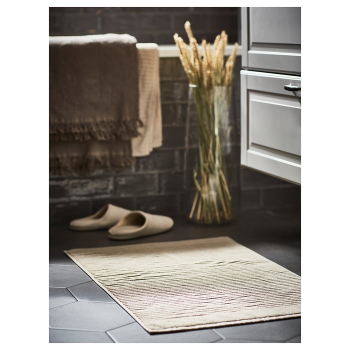 ALSTERN Beige Bath Mat, 50x80 cm IKEA