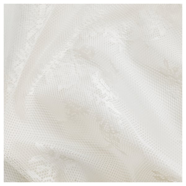 Alvine Spets Net Curtains 1 Pair Off White Ikea
