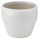 Option: AMBRARÖNN Plant pot, in/outdoor/white, 15 cm