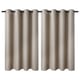 ANNAKAJSA Room darkening curtains, 1 pair, beige/with eyelets, 145x137 cm