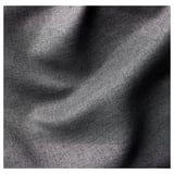 ANNAKAJSA Room darkening curtains, 1 pair, grey/with heading tape, 145x250 cm