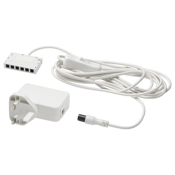 ANSLUTA LED driver with cord, white, 19 W