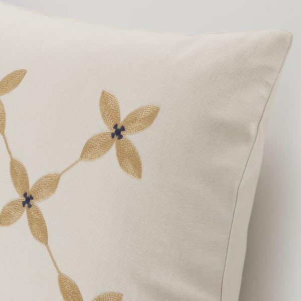 AROMATISK Cushion cover, embroidery white, 50x50 cm IKEA