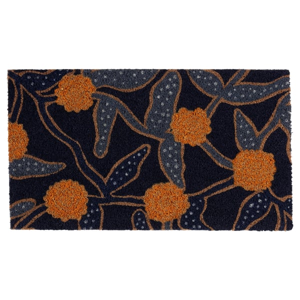 AROMATISK Door mat, blue, 40x70 cm IKEA