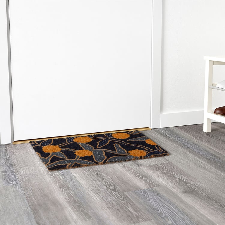 AROMATISK Door mat, blue, 40x70 cm IKEA