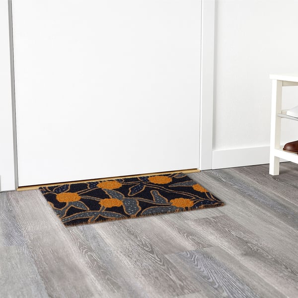 AROMATISK Door mat, blue, 40x70 cm IKEA