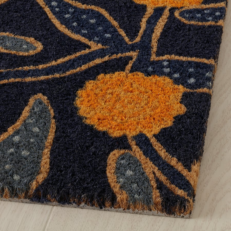 AROMATISK Door mat, blue, 40x70 cm IKEA
