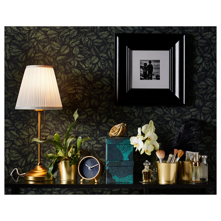 ÅRSTID brass/white, table lamp - IKEA UK