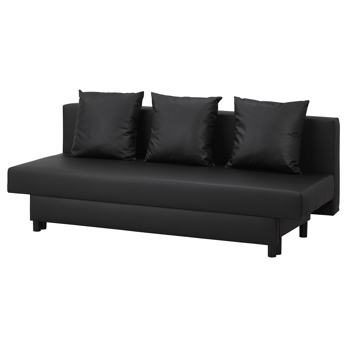 ASARUM Knisa dark grey, 3seat sofabed IKEA
