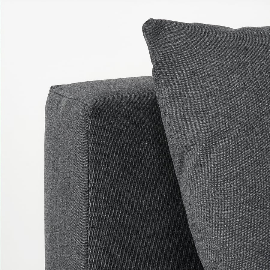 ASARUM Knisa dark grey, 3seat sofabed IKEA