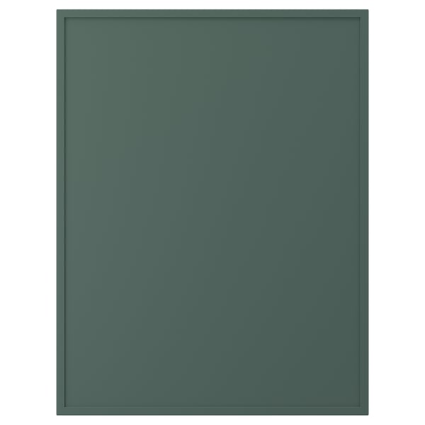 ASPUDDEN Decorative cover panel, dark grey-green, 62x80 cm