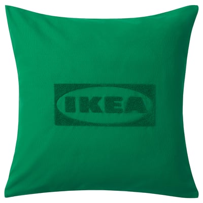 AURTIENDE Cushion cover, green, 50x50 cm
