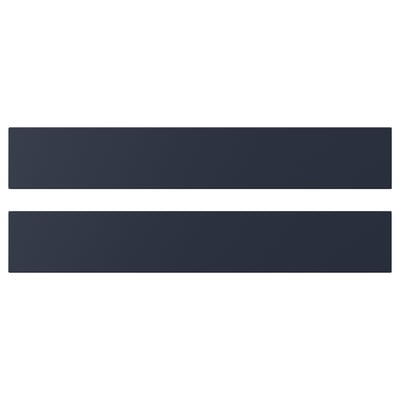 AXSTAD drawer fronts, blue, recycled plastic foil, rectangular, modern/traditional design.