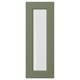AXSTAD Glass door, grey-green, 30x80 cm
