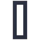 AXSTAD Glass door, matt blue, 30x80 cm