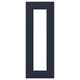 Option: AXSTAD Glass door, matt blue, 30x80 cm