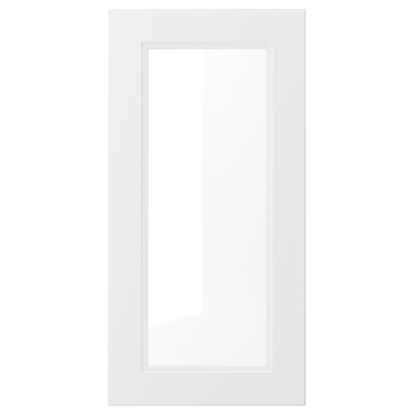 AXSTAD Glass door Matt white 40 x 80 cm IKEA