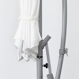 BAGGÖN Parasol, hanging, white, 250 cm