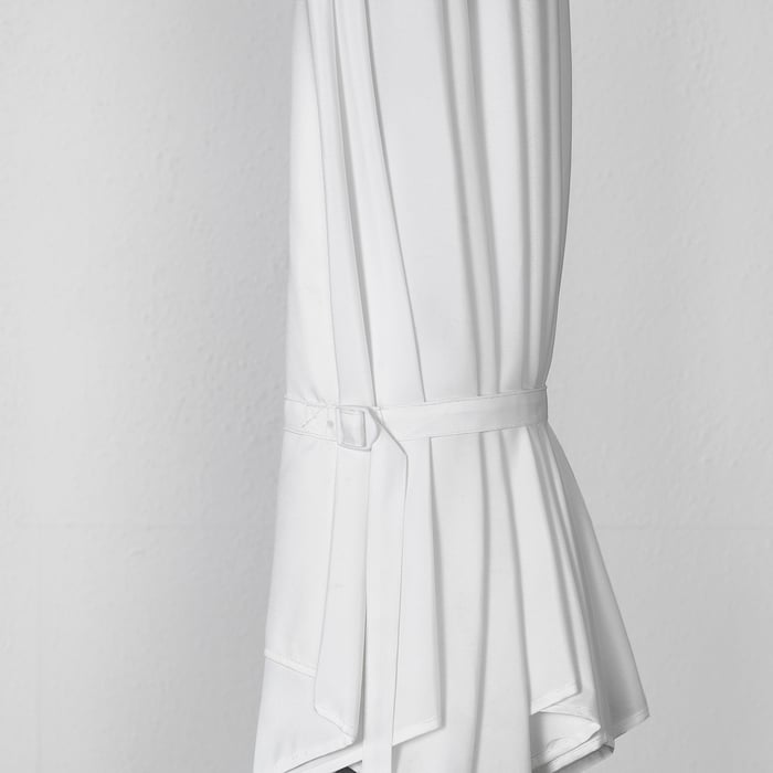 BAGGÖN cantilever parasol, white, 250 cm IKEA
