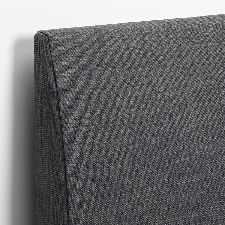 BALESTRAND Grey, double divan bed base with 2 drawer IKEA