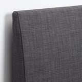 BALESTRAND Divan bed with 2 drawers, Skiftebo grey, Standard Double