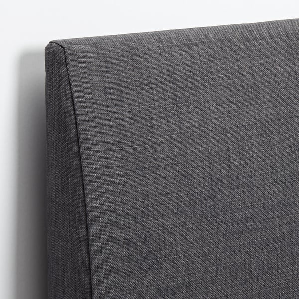 BALESTRAND Headboard, Skiftebo grey, Standard Double