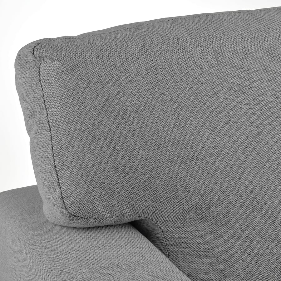 BÅRSLÖV 3 seater sofa bed with chaise longue, Tibbleby beige/grey IKEA