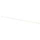 Option: BASKETORP Wall finishing strip, white/aluminium