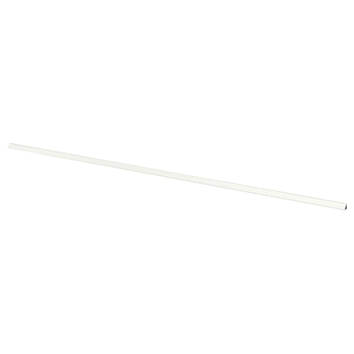 BASKETORP Wall finishing strip, white/aluminium