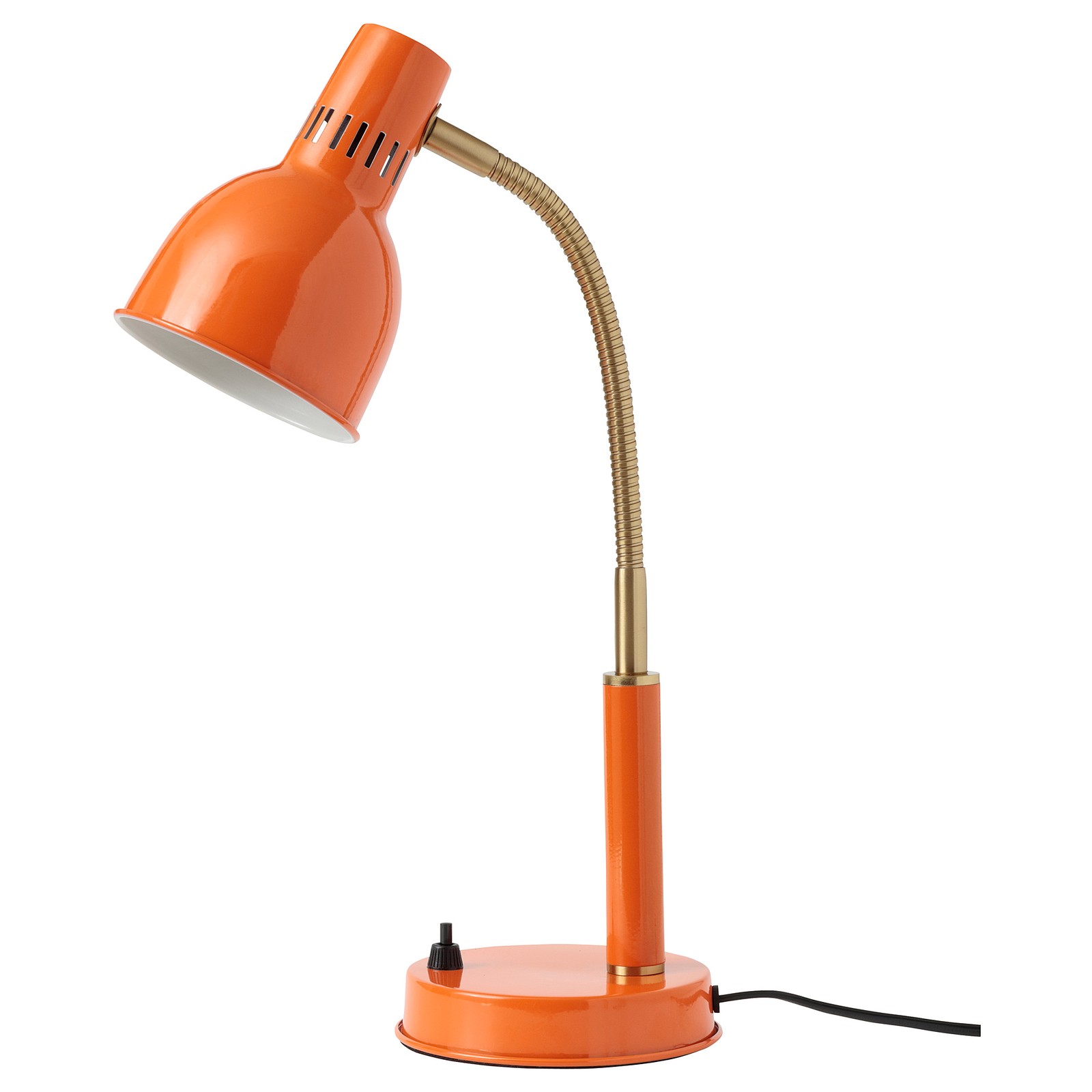 BASTERUD Work lamp, orange IKEA