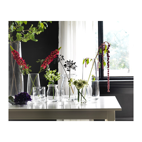 BEGÄRLIG Vase Clear glass 29 cm IKEA