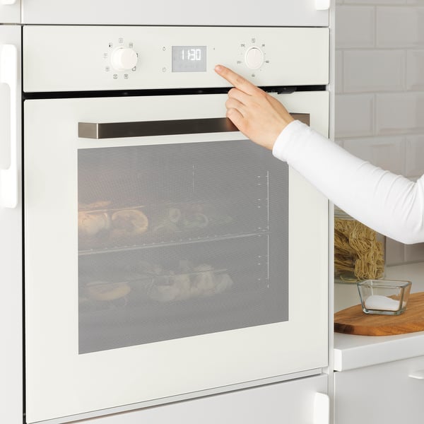 BEJUBLAD Forced air oven, IKEA 500/white glass