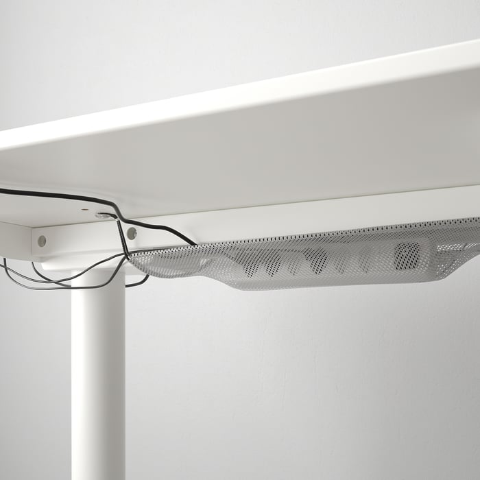 BEKANT desk sit/stand, white, 160x80 cm IKEA