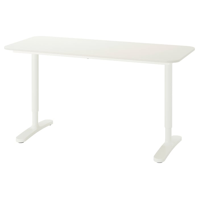 BEKANT desk, white, 140x60 cm IKEA