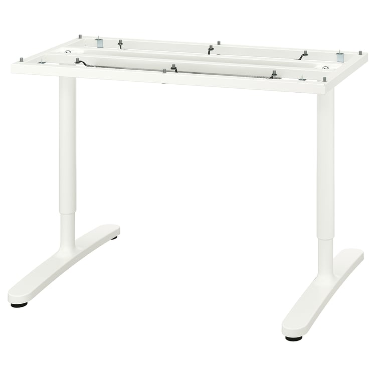 BEKANT underframe for table top, white, 120x80 cm IKEA