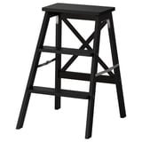 BEKVÄM Step stool, black, 63 cm