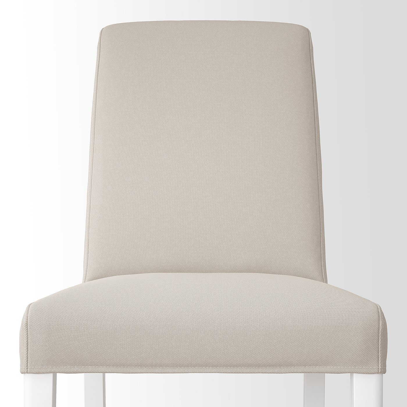BERGMUND dining chair, white/Hallarp beige - IKEA UK