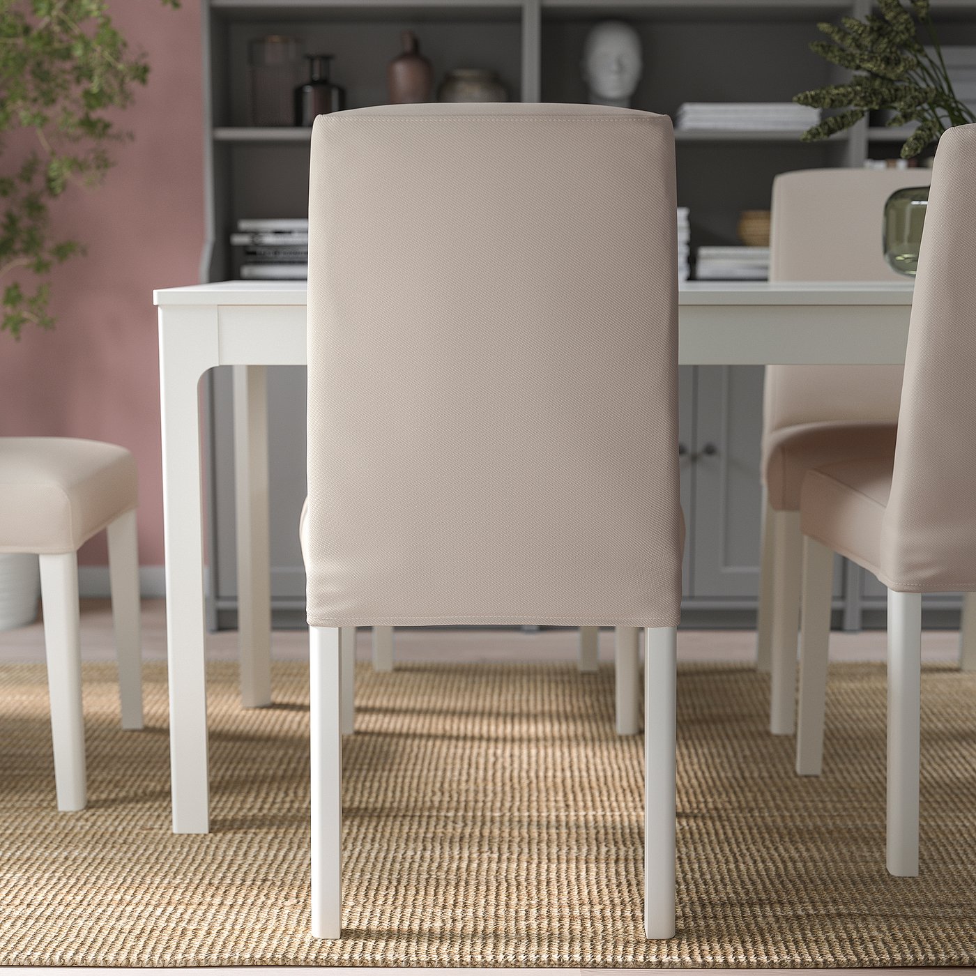 IKEA カウンターチェア BERGMUND ベリムンド　ホワイト BERGMUND dining chair, white/Hallarp beige - IKEA UK