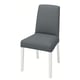 BERGMUND Chair, white/Nykvarn grey