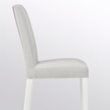 BERGMUND Chair, white/Ramna light grey