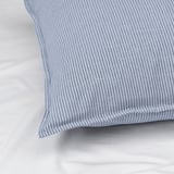 BERGPALM Pillowcase, blue/striped, 50x80 cm