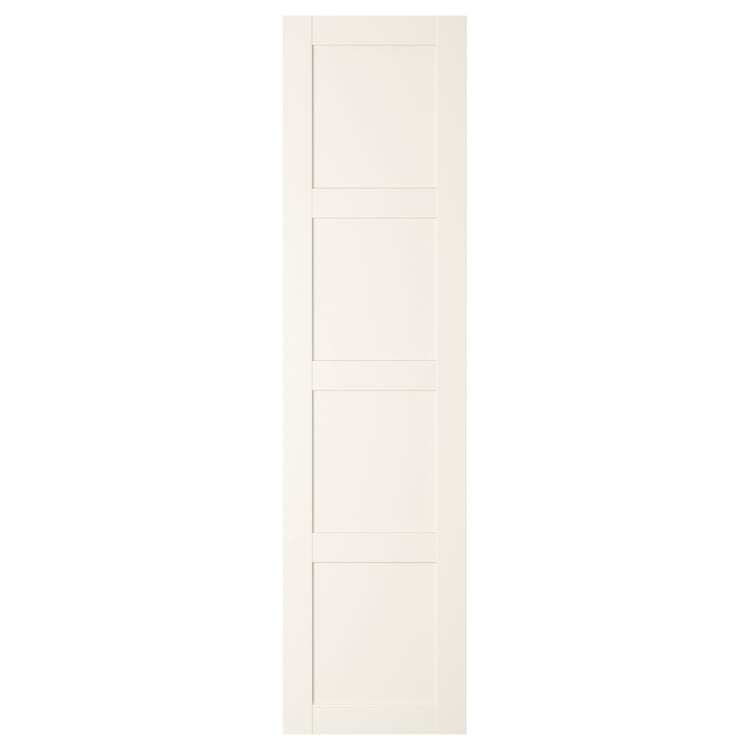 BERGSBO door with hinges, white, 50x195 cm IKEA