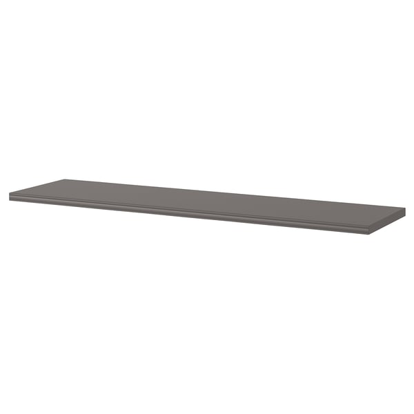 BERGSHULT dark grey, shelf, 120x30 cm IKEA