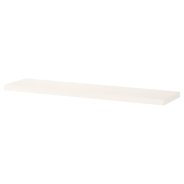 BERGSHULT Shelf, white, 80x20 cm