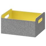 BESTÅ Box, yellow, 25x31x15 cm