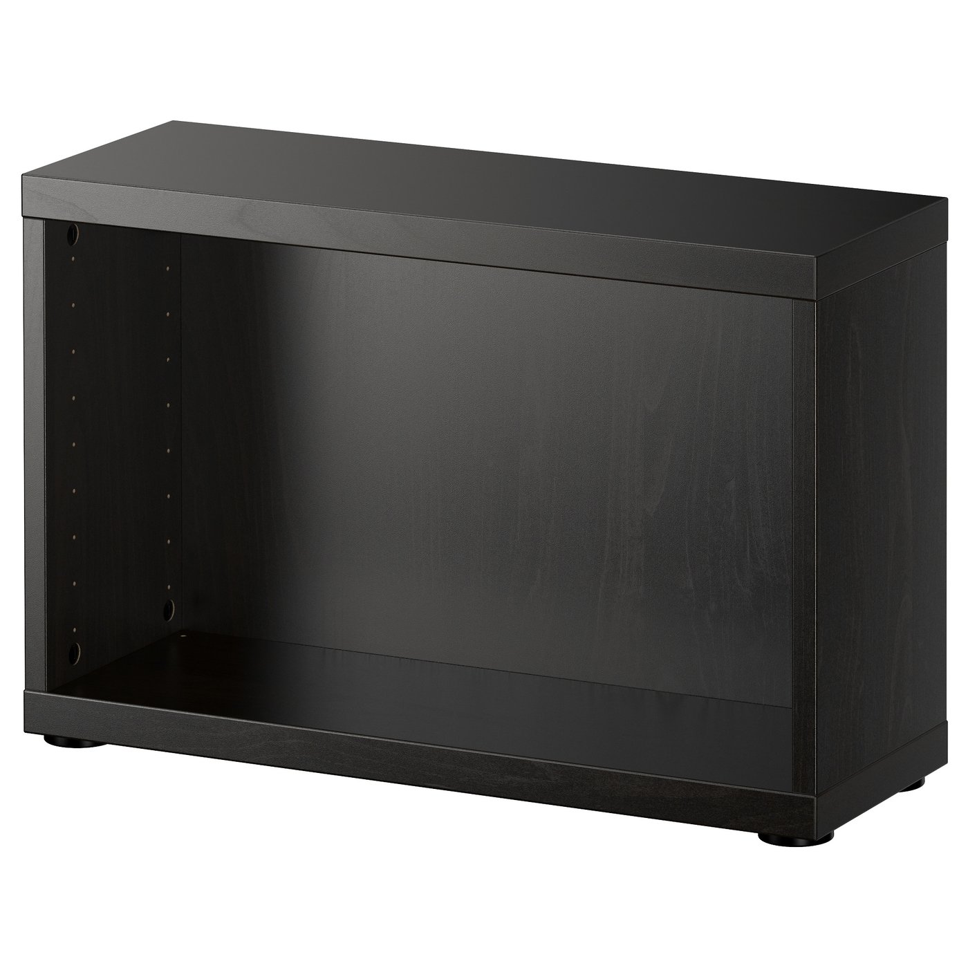 BESTÅ Frame - black-brown 60x20x38 cm