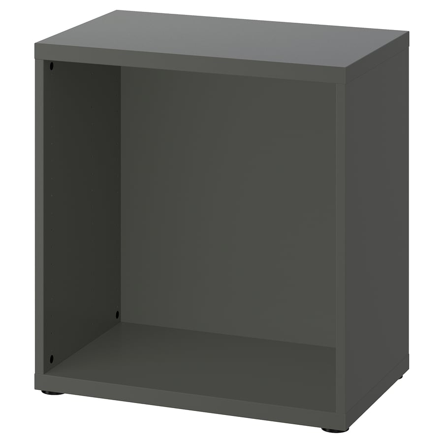 BESTÅ frame, dark grey, 60x40x64 cm - IKEA UK