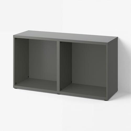 BESTÅ Frame, dark grey, 120x40x64 cm