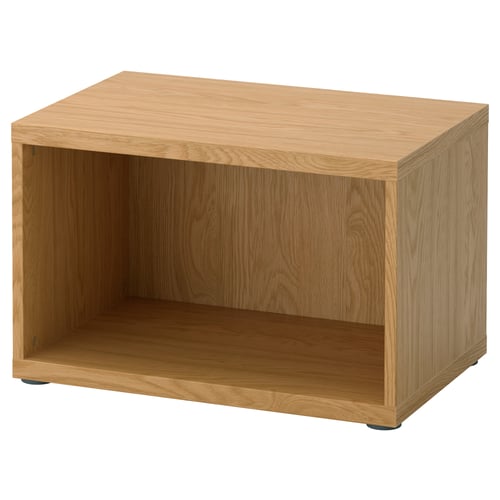 BESTÅ frame, oak effect, 60x40x38 cm IKEA